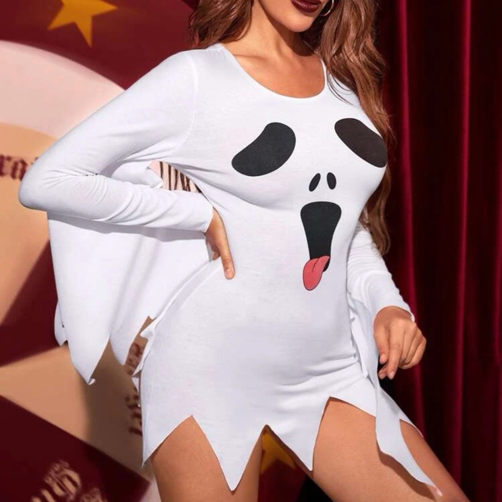 Halloween Ghost 👻 Dress NWT - Picture 1 of 4